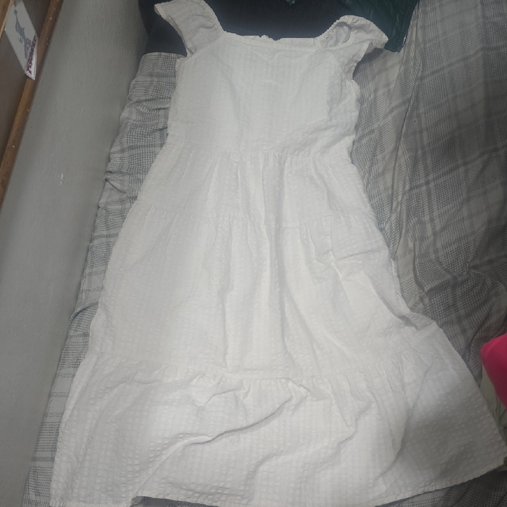 Old Navy White Puff Sleeve Sundress for Brides